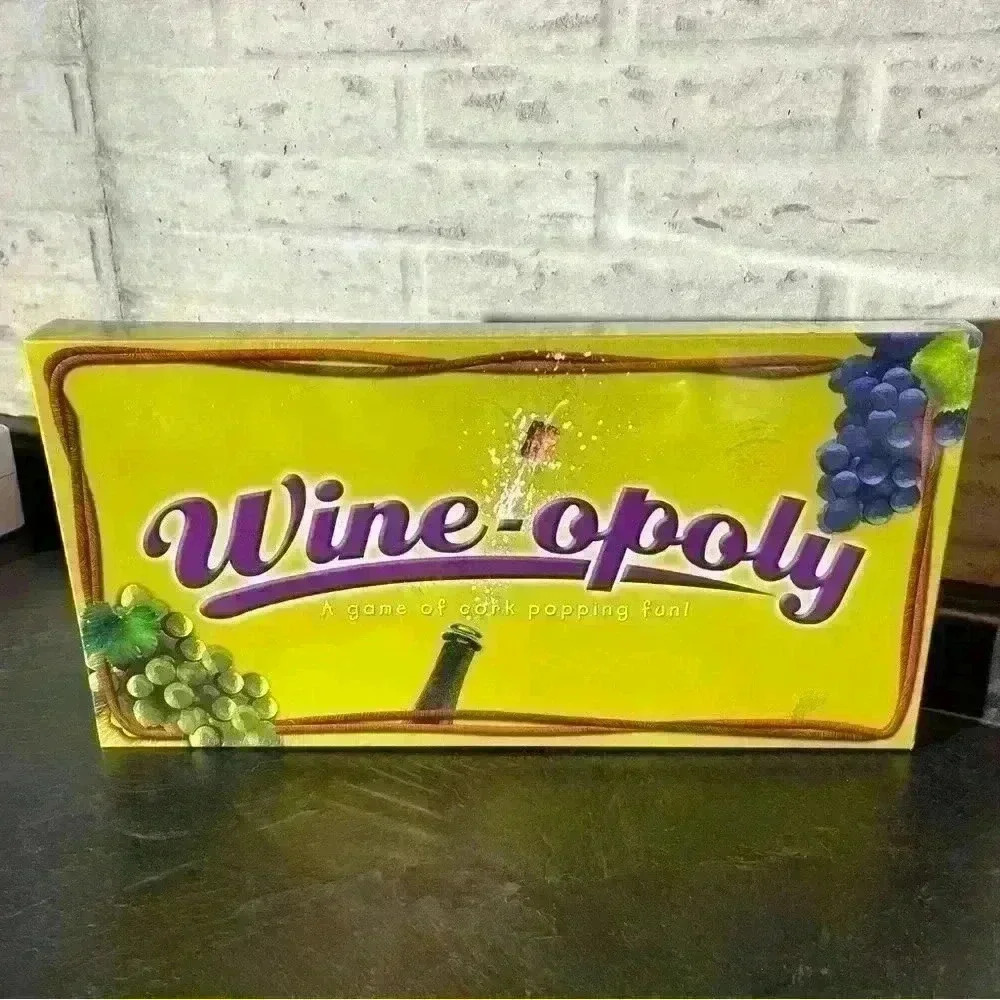 Wineopoly Wine-Opoly Monopoly Board Game NEW Factory Sealed USA Late for the Sky